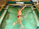 swimming in the flume